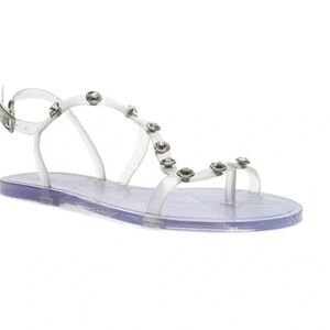 Schutz | Bria Crystal Jelly Sandal Size 8 Boho Bling